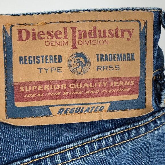 Diesel Industry Slim Straight  leg Denim Jeans 27x30 - Picture 9 of 14